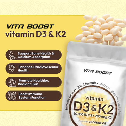 VitaBoost™ D3 + K2 Softgels