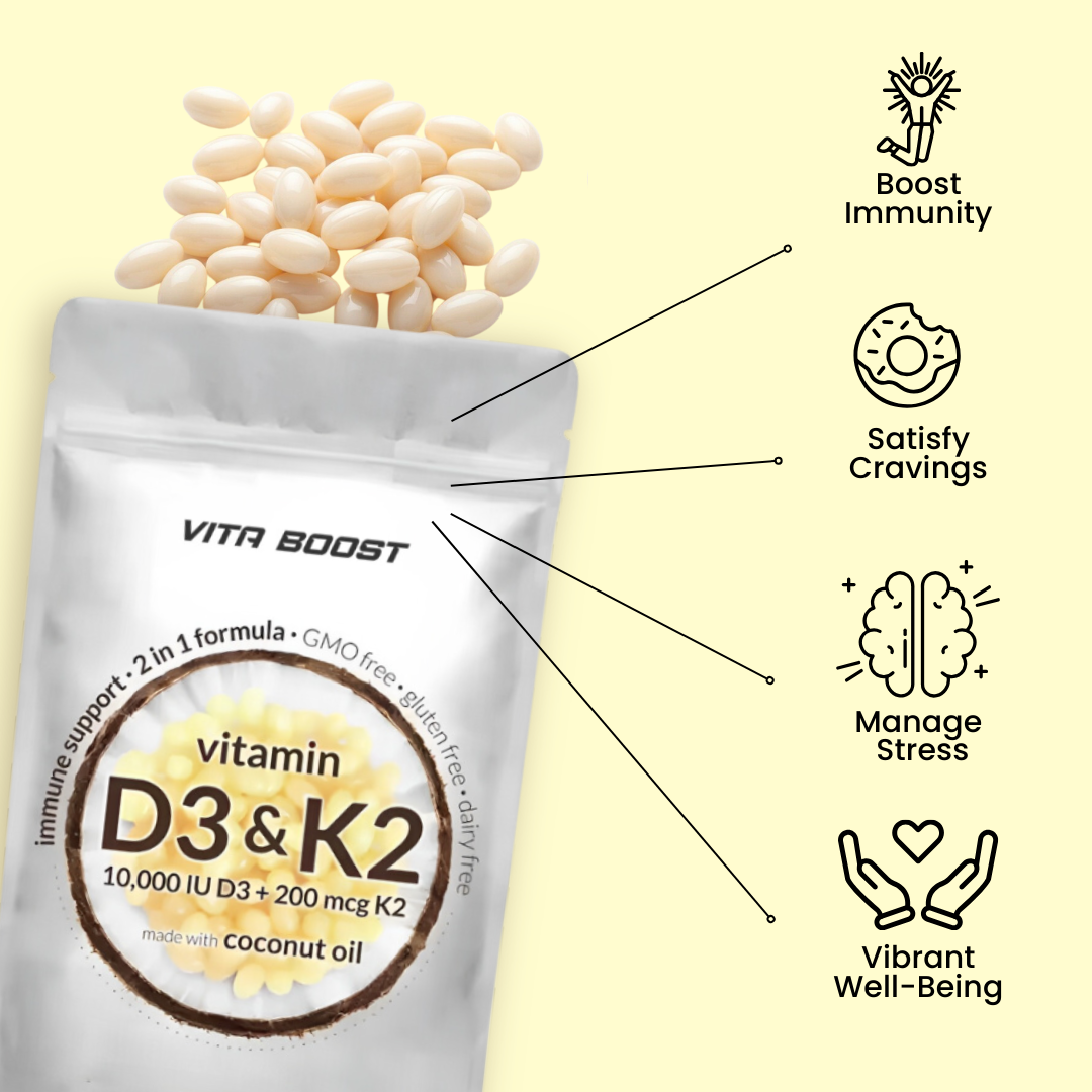 VitaBoost™ D3 + K2 Softgels