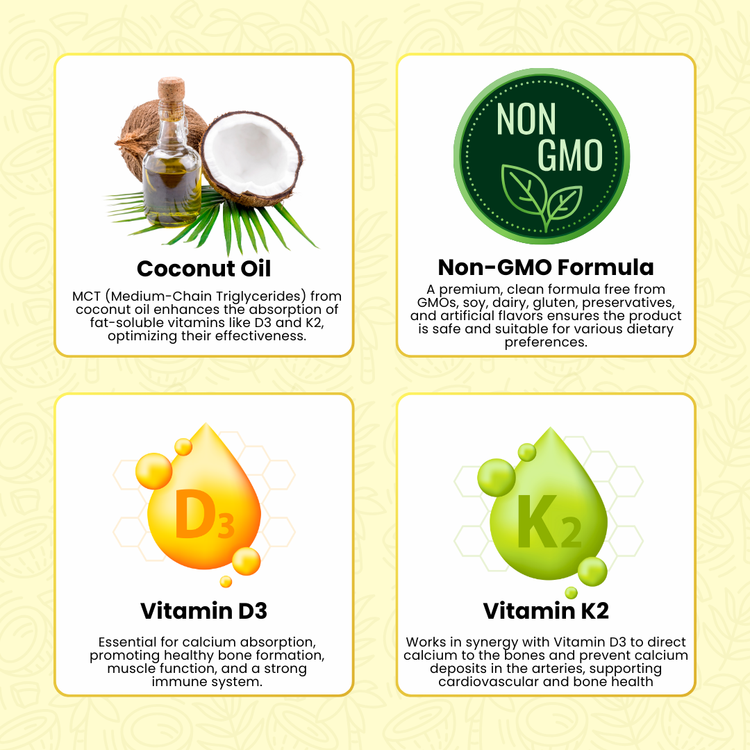 VitaBoost™ D3 + K2 Softgels